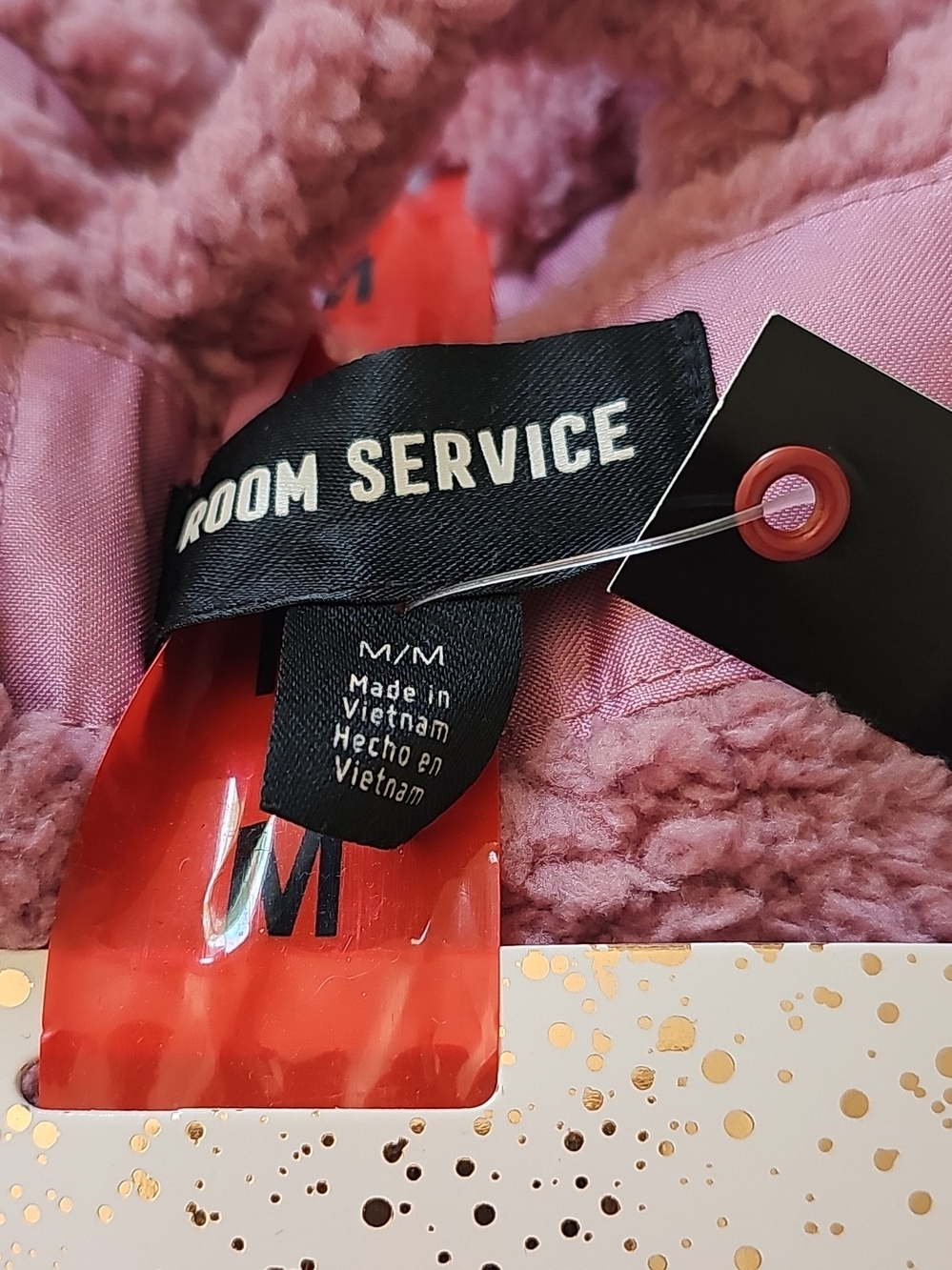 ROOM SERVICE Cozy Wrap Robe in Dusty Rose - Picture 3 of 5